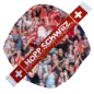 Preview: Hopp Schwiiz Fan Schal (Seidenoptik)