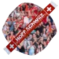 Preview: Hopp Schwiiz Fan Schal (Seidenoptik)
