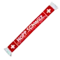 Preview: Hopp Schwiiz Fan Schal (Strickoptik)
