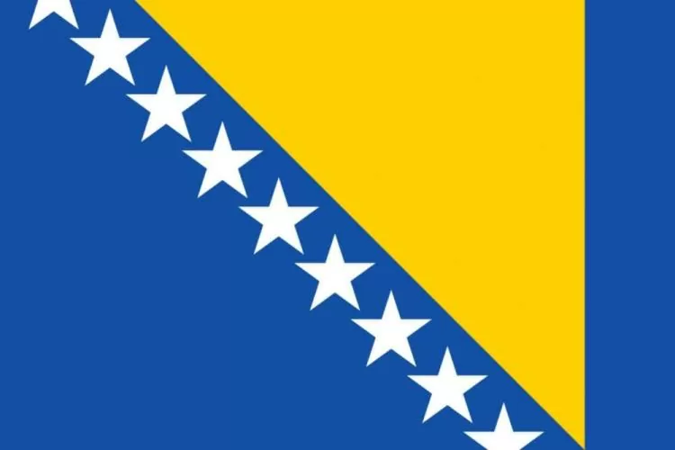 Fahne Bosnien