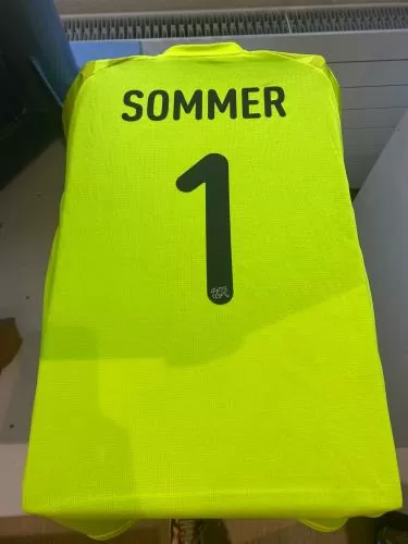 Switzerland Goalkeeper Children EC Jersey yellow - 2024-25