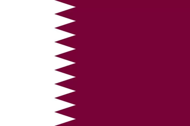 Fahne Katar