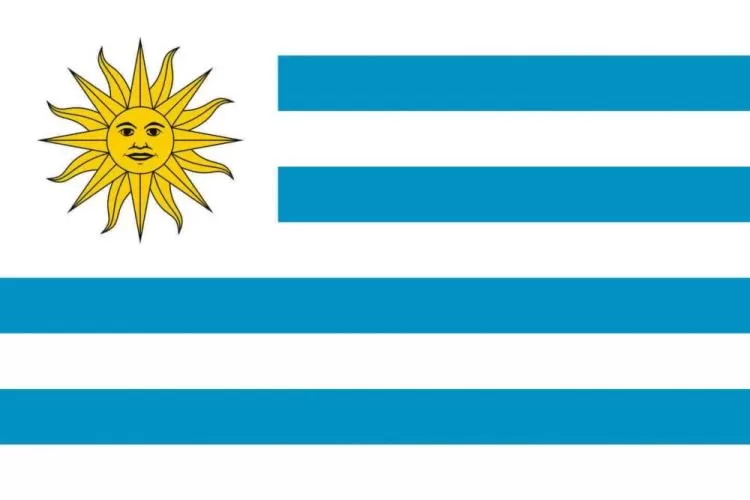 Fahne Uruguay