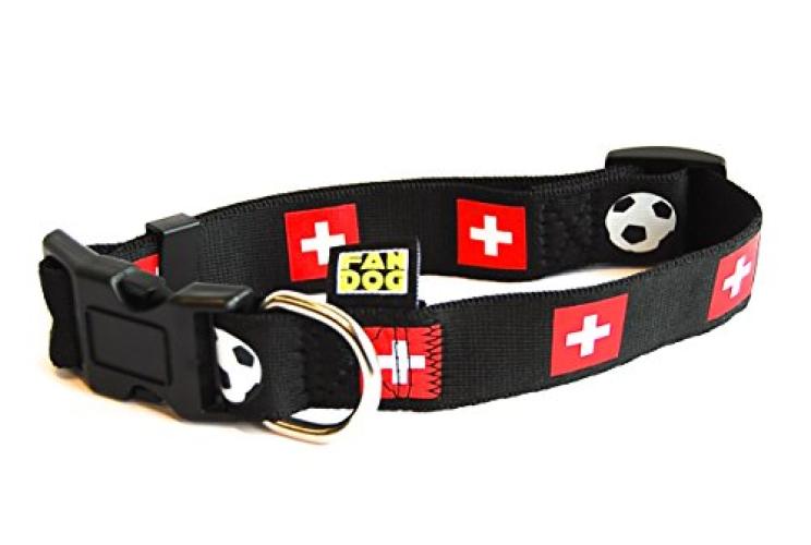 Einzelstück Hundehalsband Schweiz, Grösse L