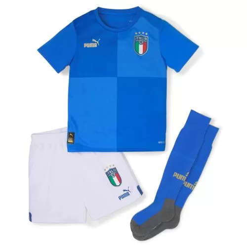 Italy Little Boys Football Kit - 2022-23