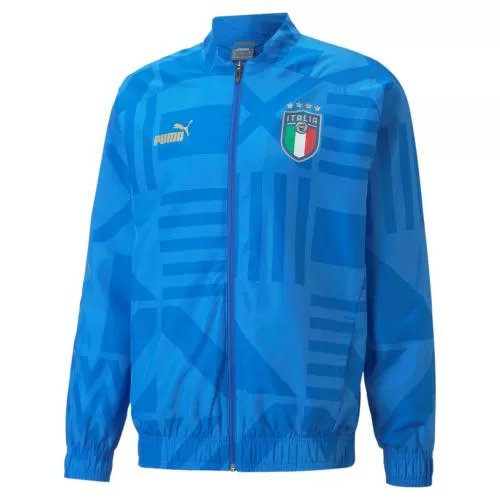 Italien Pre-Match Jacke 2022-23 - blau