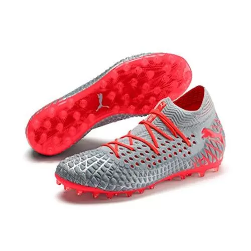 PUMA 5.1 NETFIT MG Schuhe für Erwachsene - Glacier Blue-Nrgy Red-High Risk Red