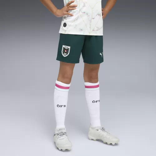 Puma FB Shorts Replica Jr - green terrain