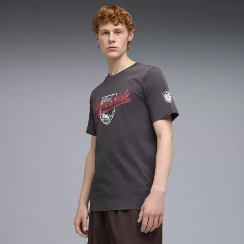 Puma FB FtblCulture Tee - flat dark gray