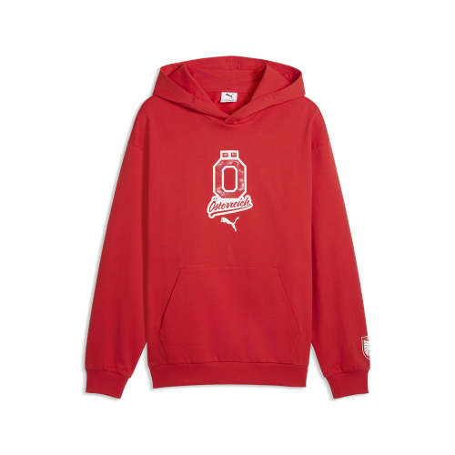 Preview: Puma ÖFB ftblCulture Relaxed Hoodie - burnt red