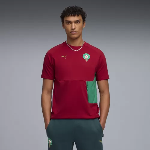 Puma FRMF PUMATECH Pocket Tee - dark crimson