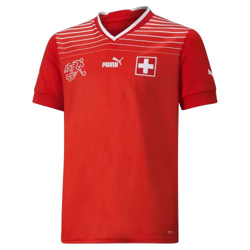 Schweiz Kinder WM Trikot 2022-23