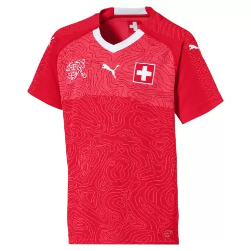 Schweiz Kinder WM Trikot 2018-19