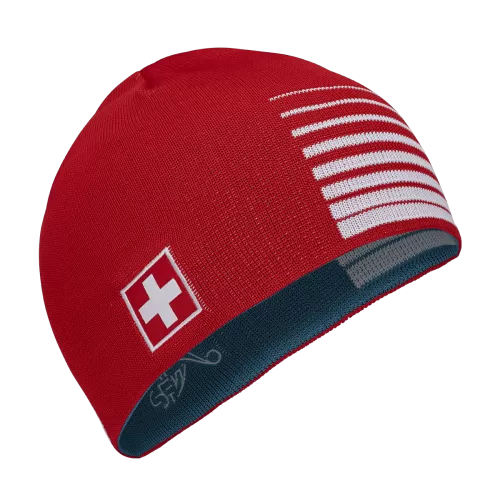Suisse Reversible Beanie red - 2022-23
