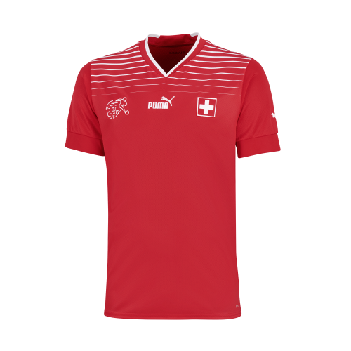Preview: Schweiz WM Trikot mit Nations League Badge - 2022-23