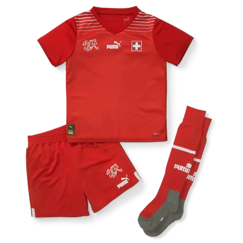 Switzerland Little Boys Football Kit WC - 2022-23