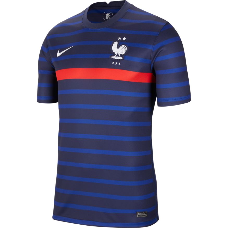 EM2021 Europameisterschaft Fußball Fan Trikot T-Shirt Frankreich Heimtrikot UEFA 