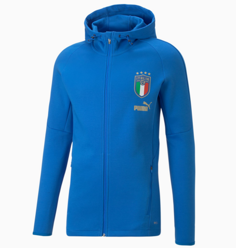 Italien Casuals Kapuzenjacke - 2022-23 - blau