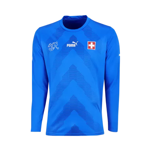 Switzerland WC Goalkeeper Jersey Blue - 2022-23