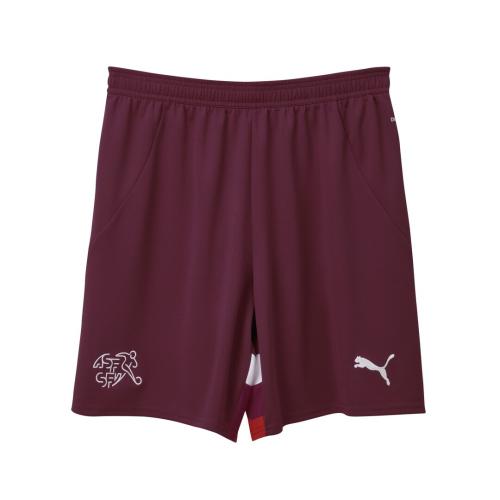 Schweiz Kinder EM Shorts rot - 2024-25