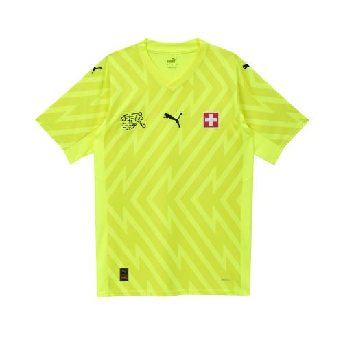 Sommer 1 Schweiz Kinder Torwart EM Trikot gelb - 2024-25