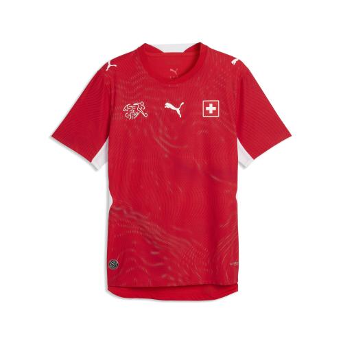 Nummer 34 Schweiz Authentic Trikot WM mit Quali Badges - 2026