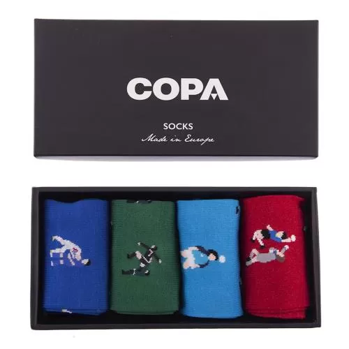 COPA Freizeitsocken Box Set / Maradona, Zidane, Cantona Socken