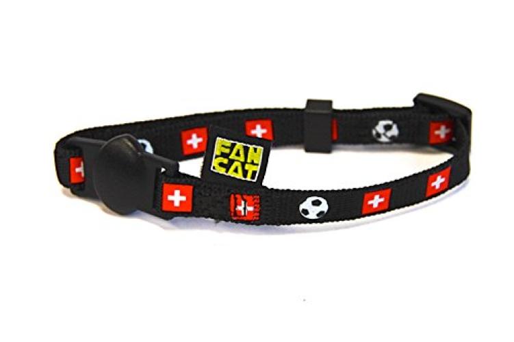 Einzelstück Hunde- und Katzenhalsband Schweiz, Grösse S