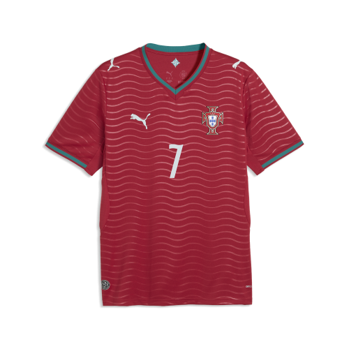Einzelstück Puma FPF Home Jersey Replica Ronaldo 7 - club red