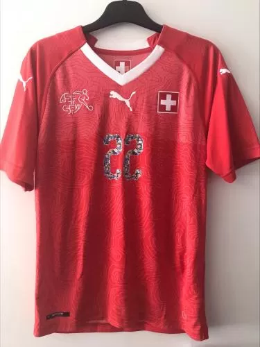 Schär 22 - Schweiz WM Trikot 2018-19 - TSUBASA DRUCK