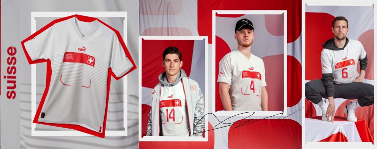 Schweiz Damen Trikot Fanshirt Top Shirt WM 2018 Name Nummer 